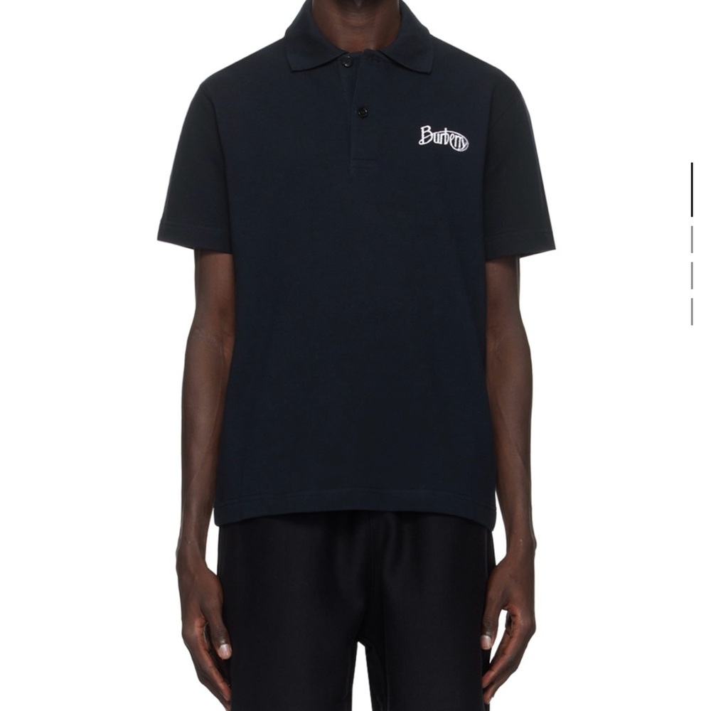 Burberry Black Polo Shirt Classic Short Sleeve